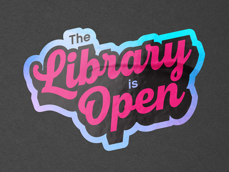 The Library is Open Image