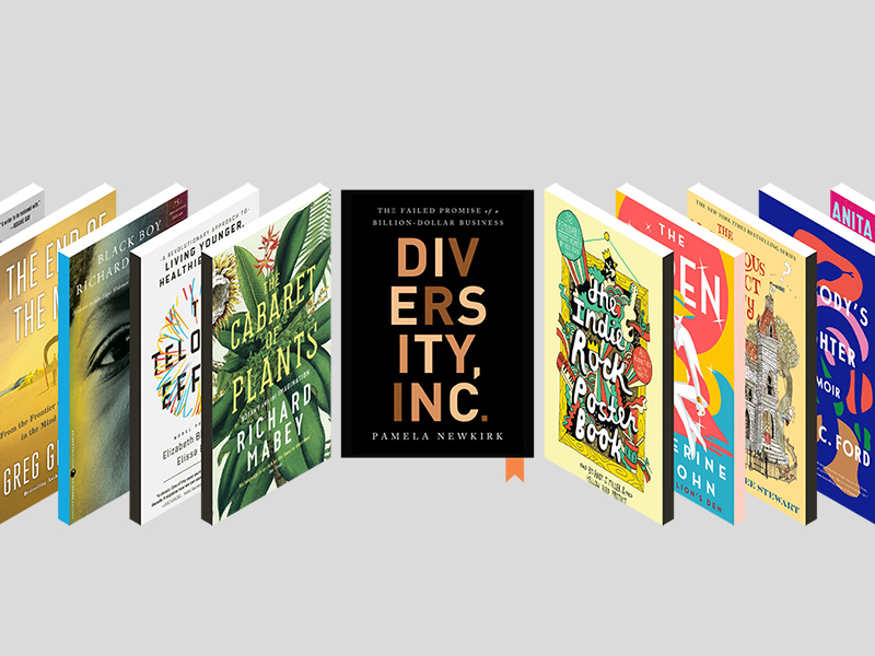 Decorative Image of digital books in a row