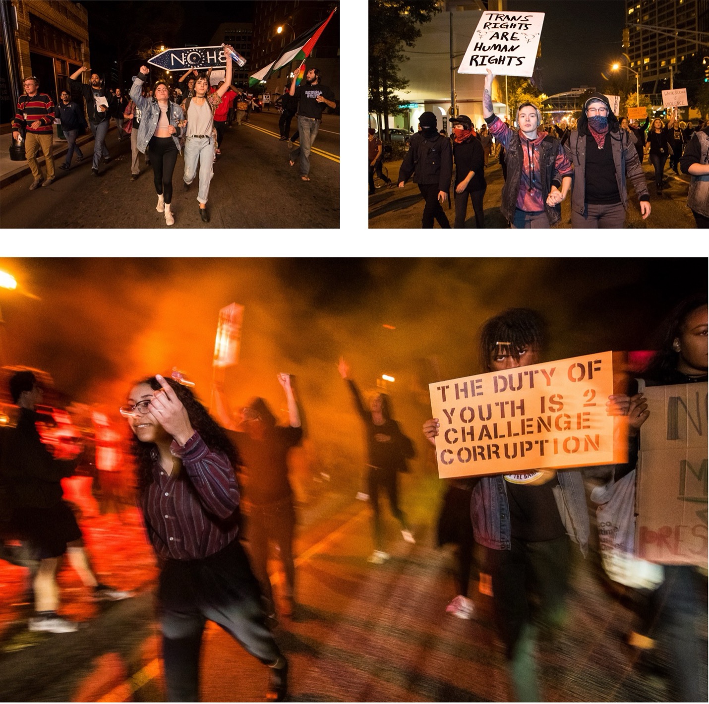©Steve Eberhardt Editorial image of protests by photographer ©Steve Eberhardt